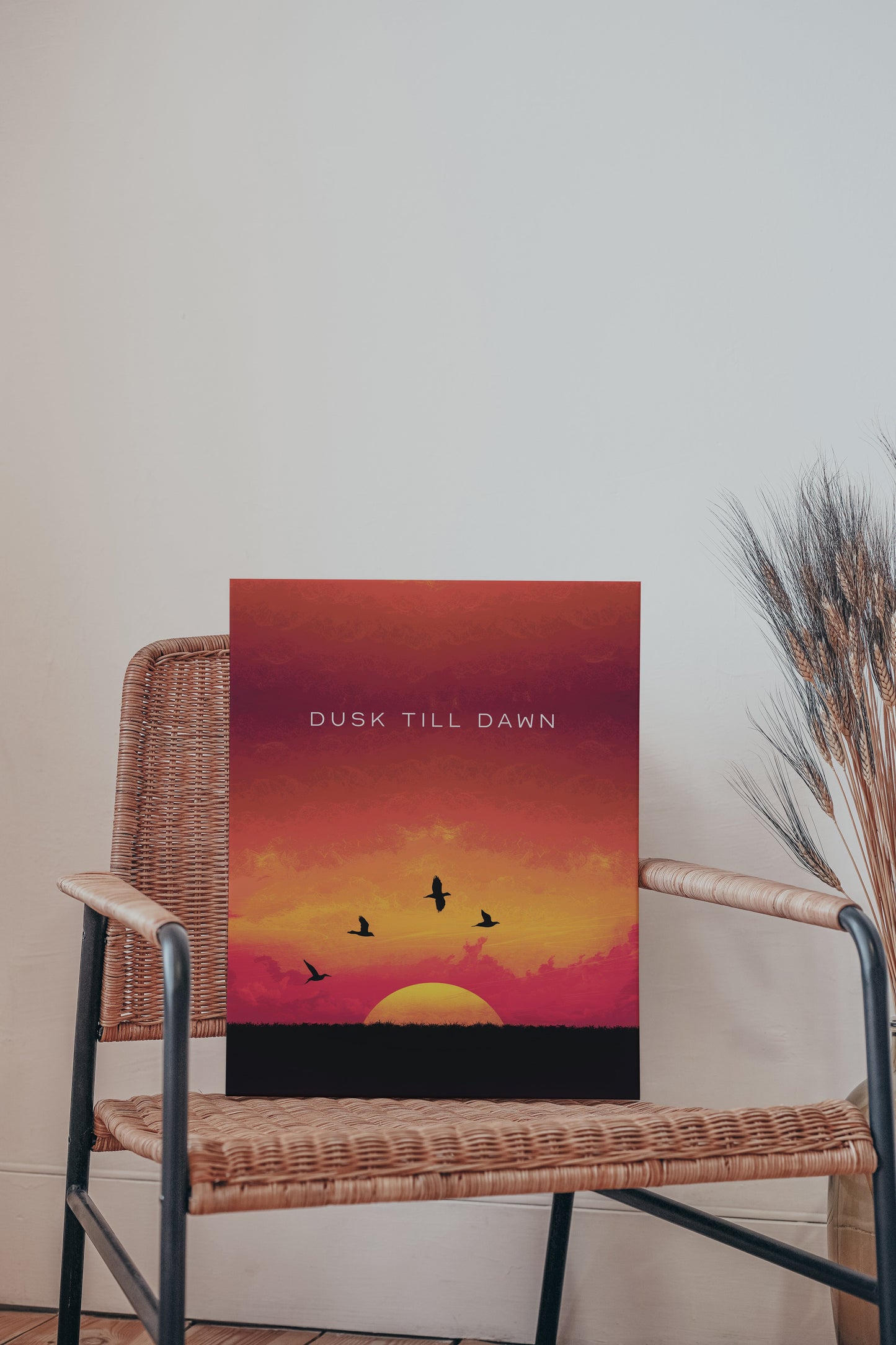 Dusk Till Dawn β Inspirational Motivational Wall Art for Hustlers & Dreamers