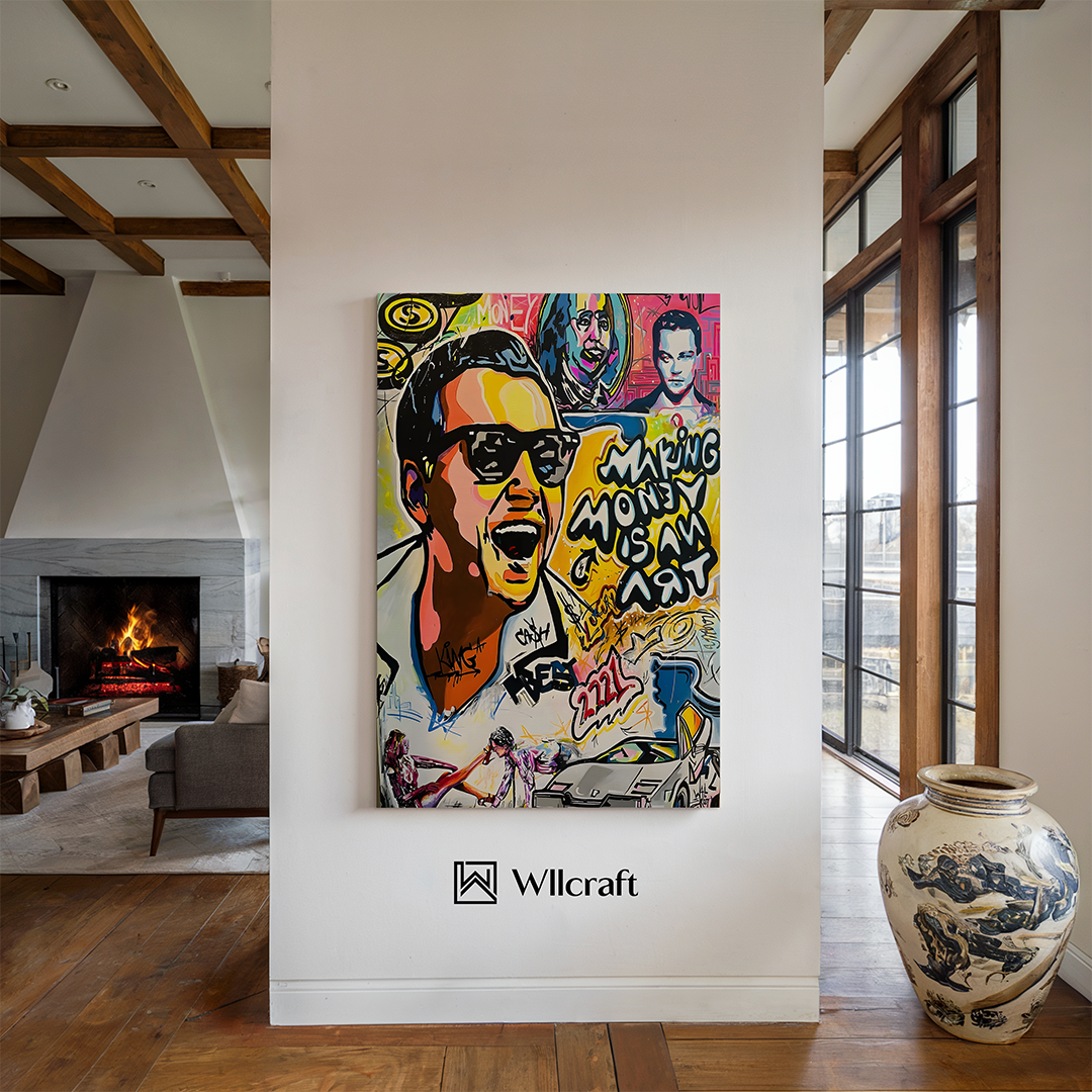 Making Money Is An Art – Motivational Financial Wall Art
