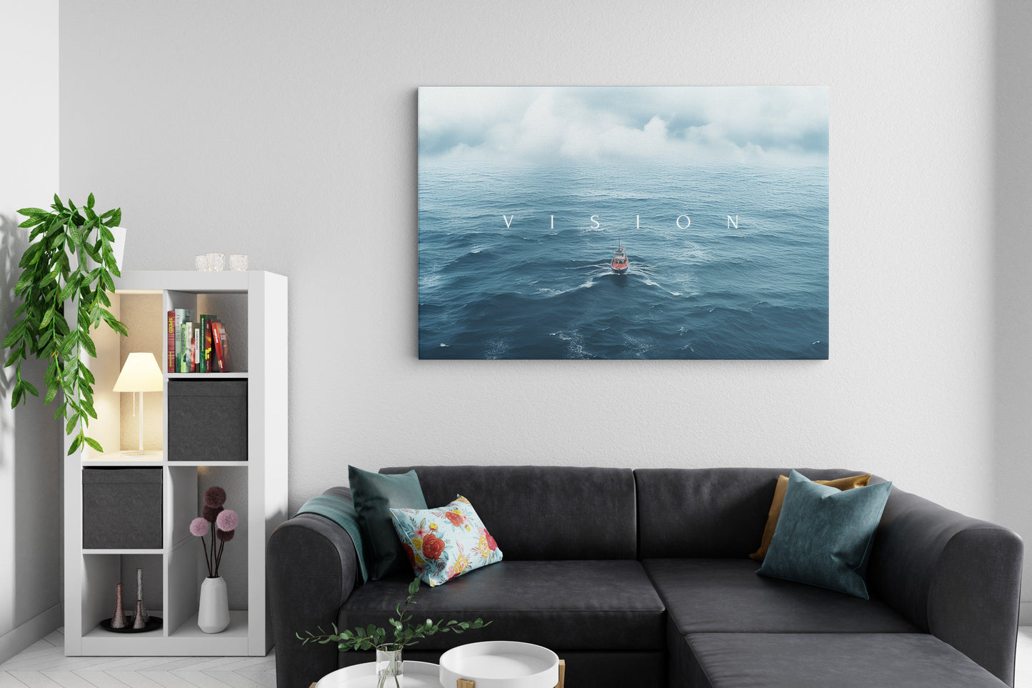 Vision β Inspirational Typography Wall Art for Office & Living Room