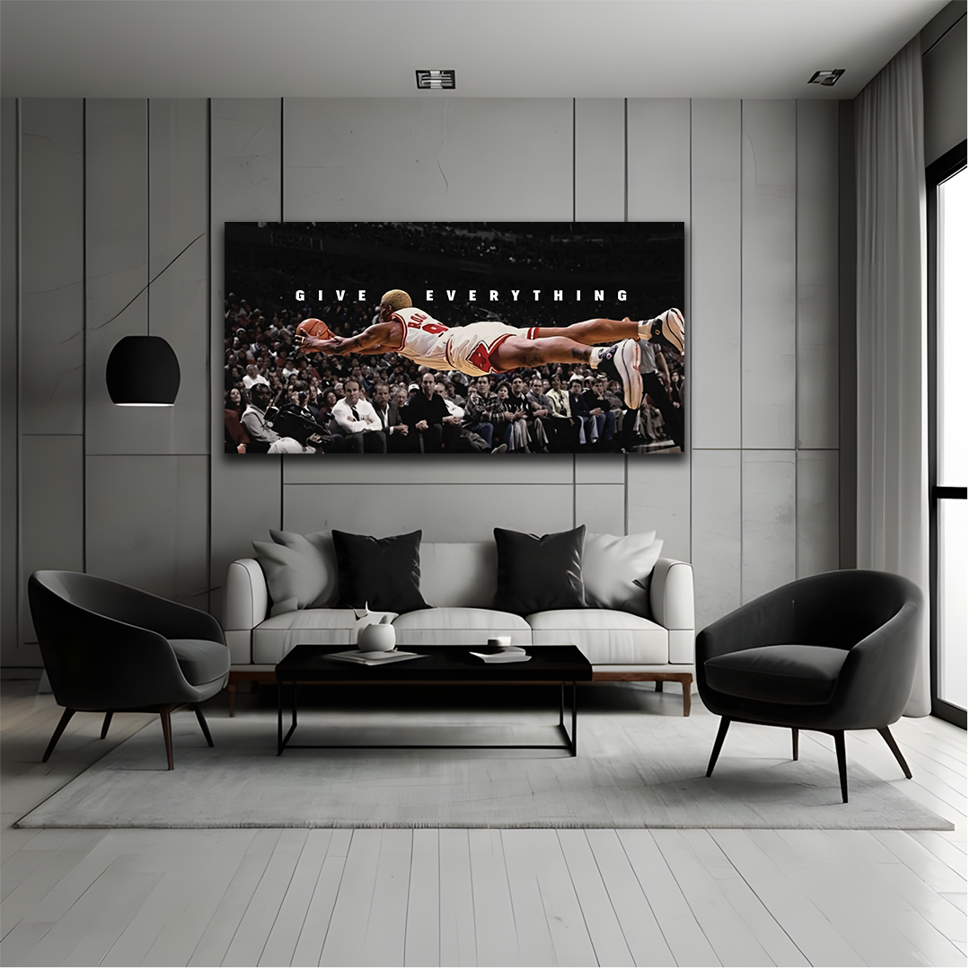 Give Everything – Motivational Sports-Inspired Wall Art