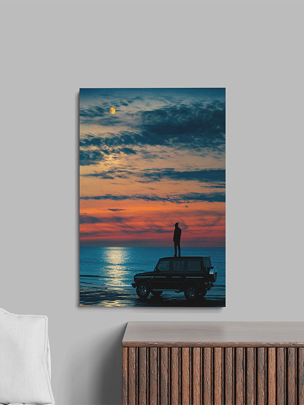 How Lucky We Are to Live on This Planet – Inspirational Earth Quote Wall Art for Nature & Space Lovers