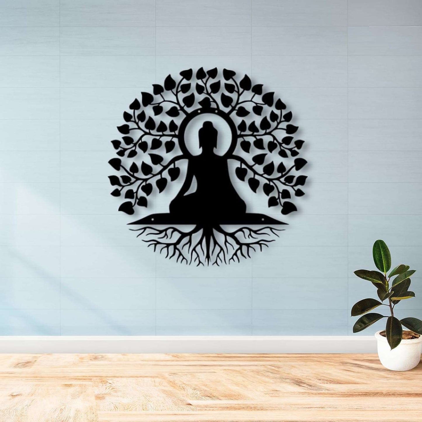 UNIQUE ART WITH LUXURY 3D Metal Buddha