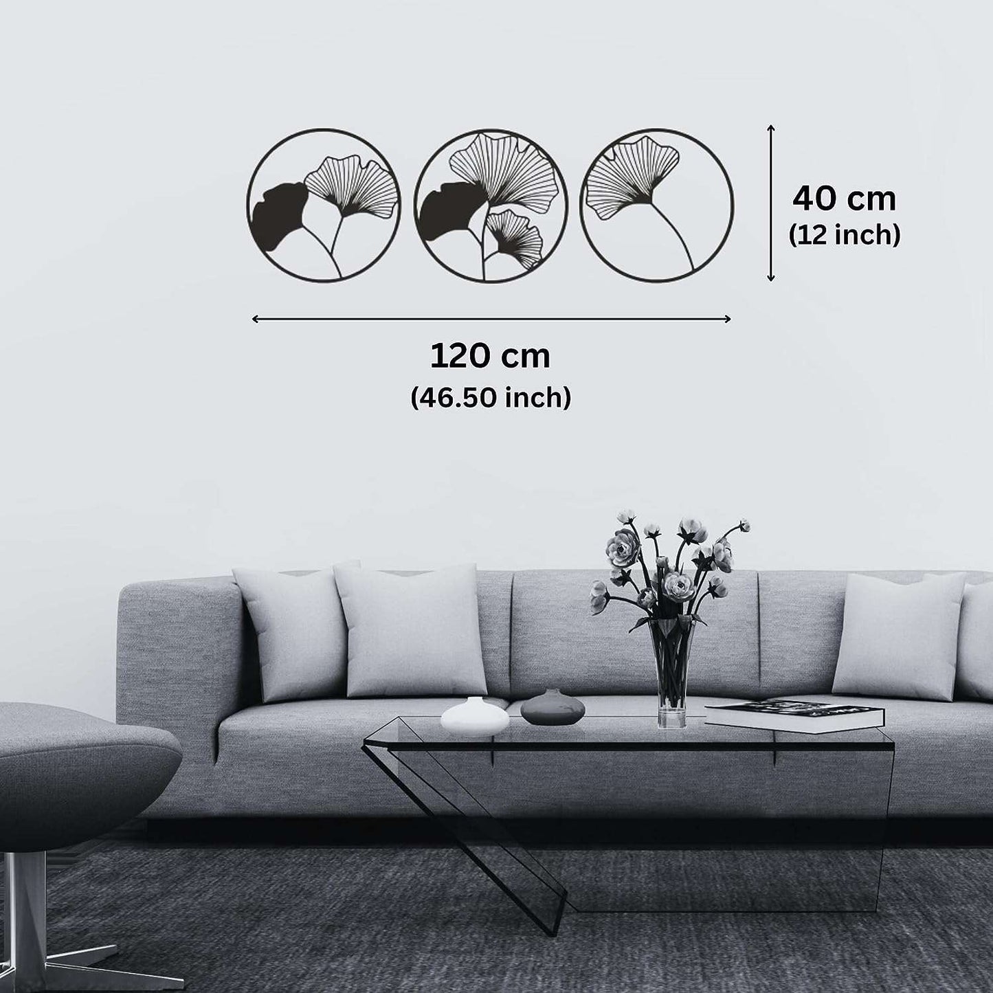 UNLEASHING UNIQUE ART WITH LUXURY 3 Pieces Leaf