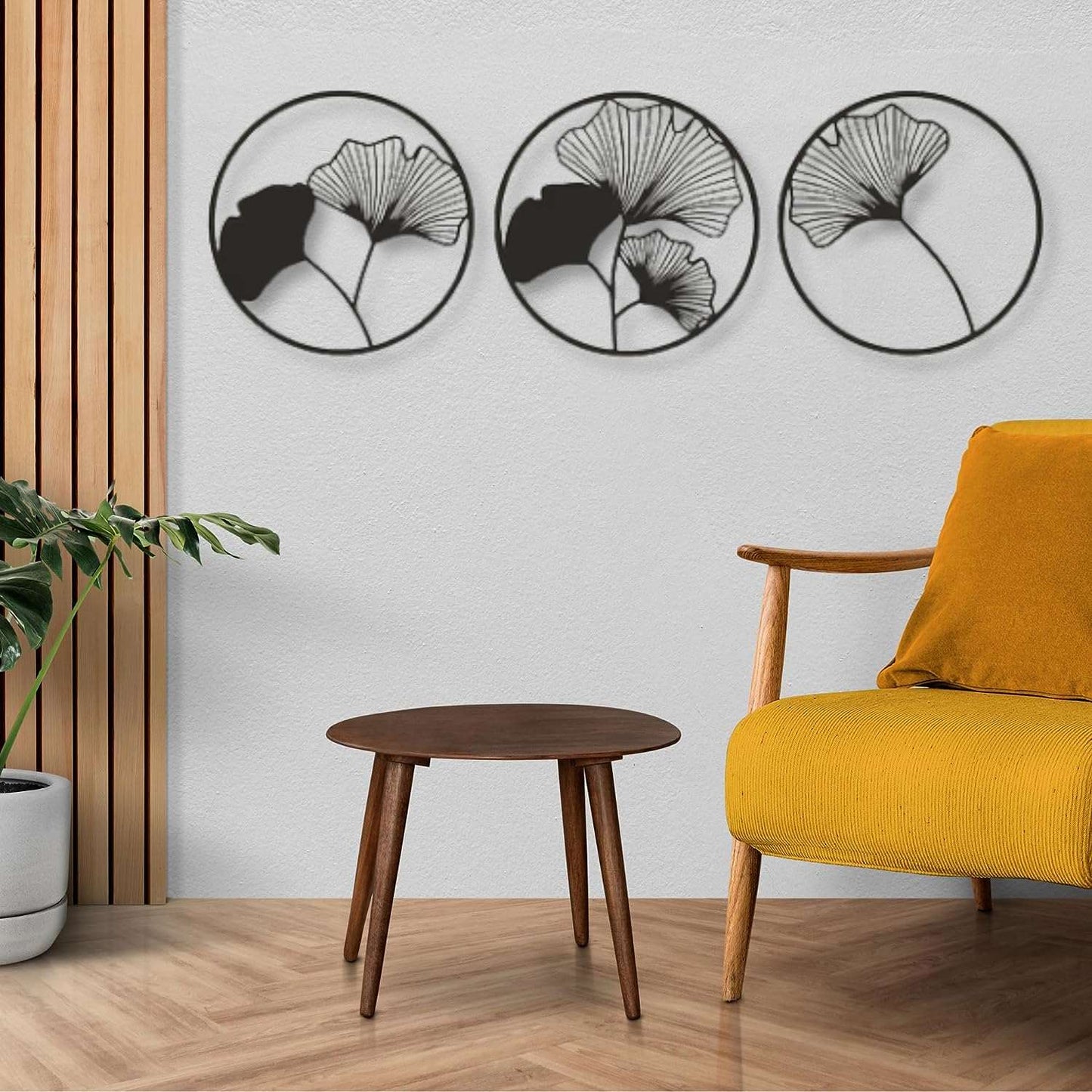 UNLEASHING UNIQUE ART WITH LUXURY 3 Pieces Leaf