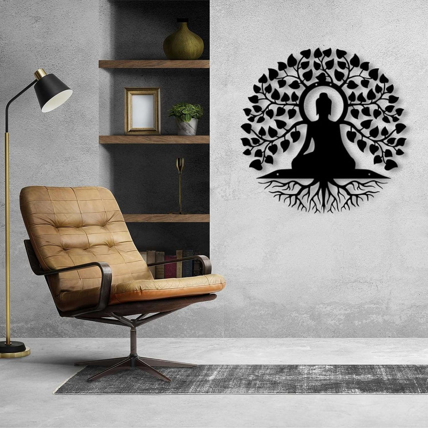 UNIQUE ART WITH LUXURY 3D Metal Buddha