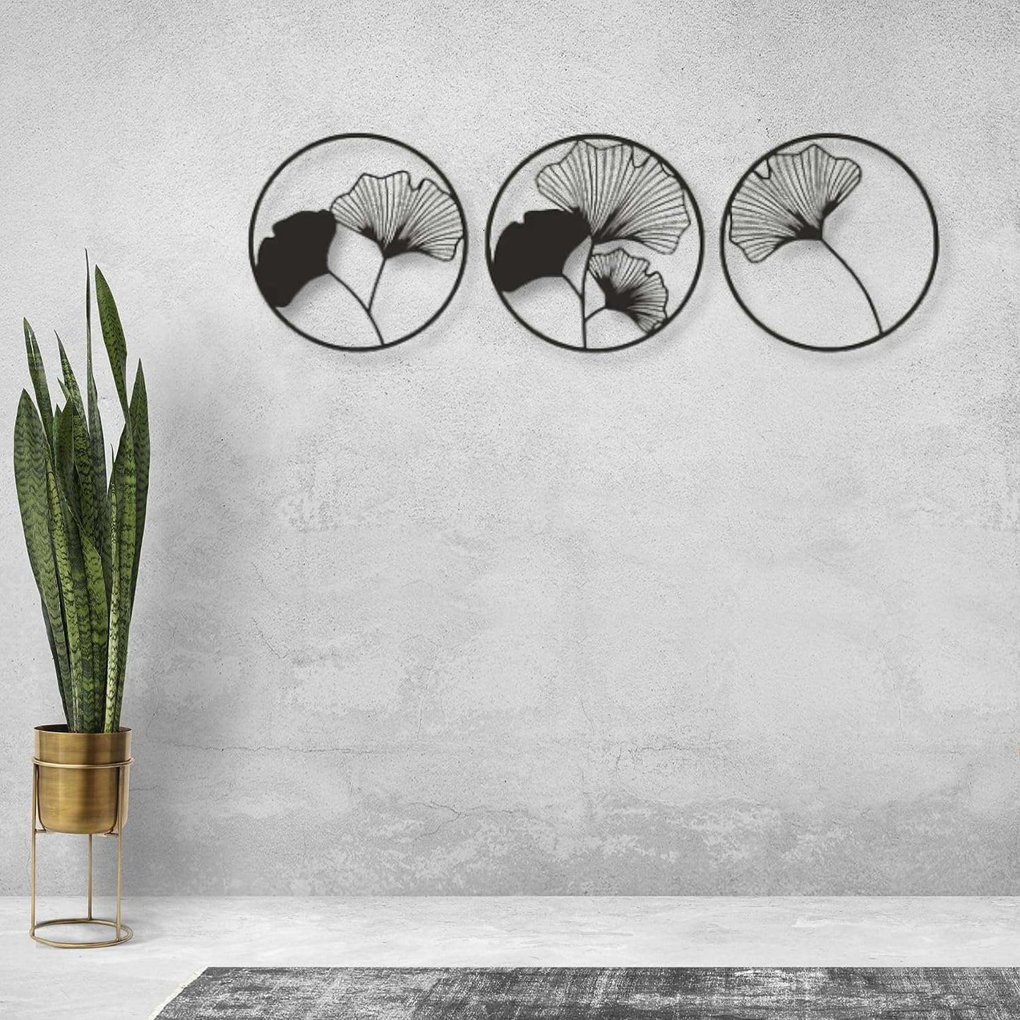 UNLEASHING UNIQUE ART WITH LUXURY 3 Pieces Leaf