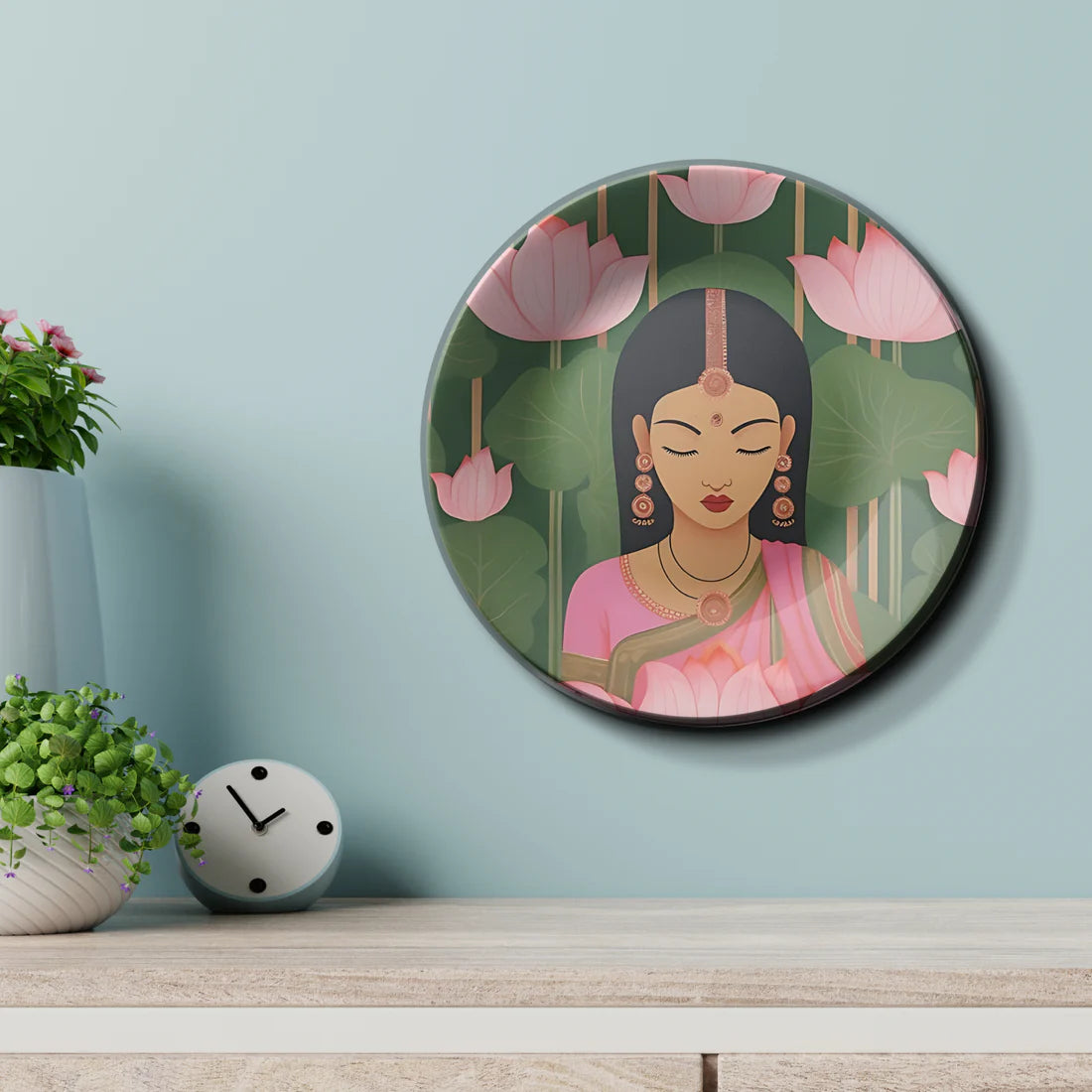 Indian Culture Wall Plate Décor