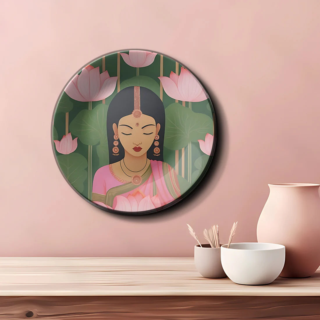 Indian Culture Wall Plate Décor