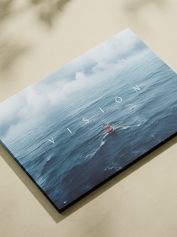 Vision – Inspirational Typography Wall Art for Office & Living Room