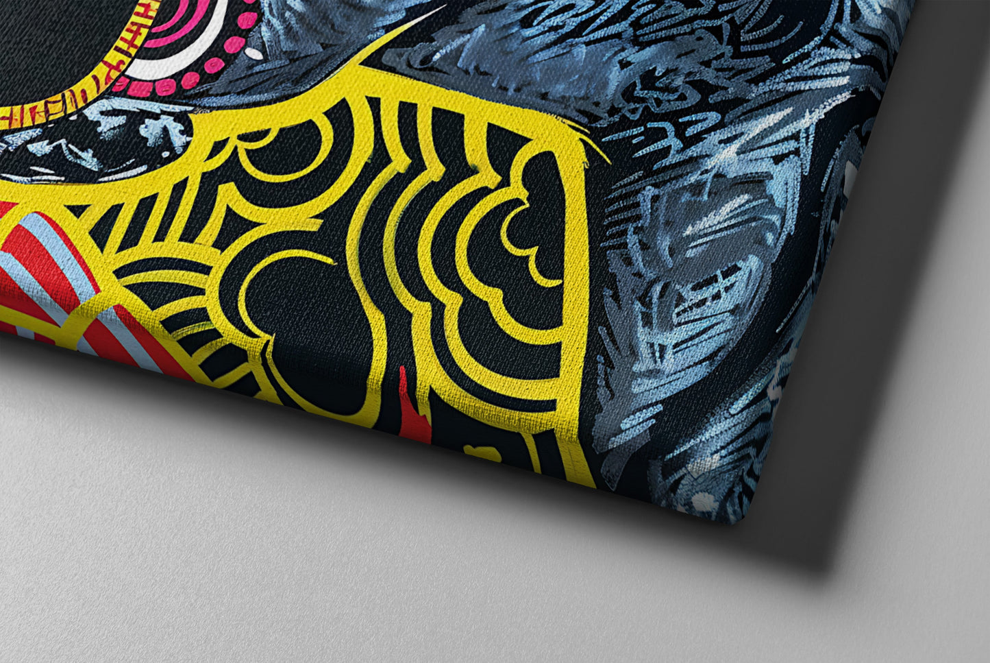 Cross Stitch Pattern African Graffiti Woman Canvas Art β Vibrant Cultural Urban Wall Decor