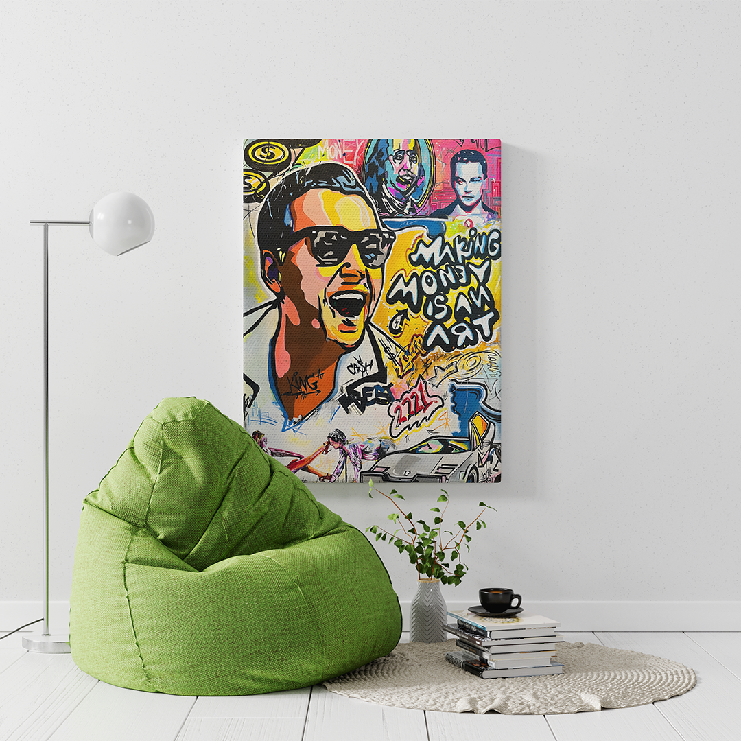 Making Money Is An Art – Motivational Financial Wall Art