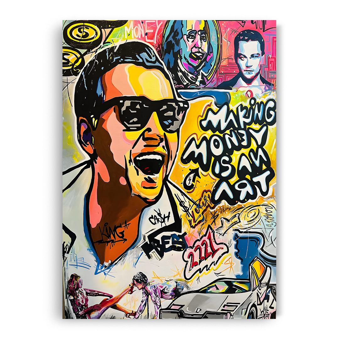Making Money Is An Art – Motivational Financial Wall Art