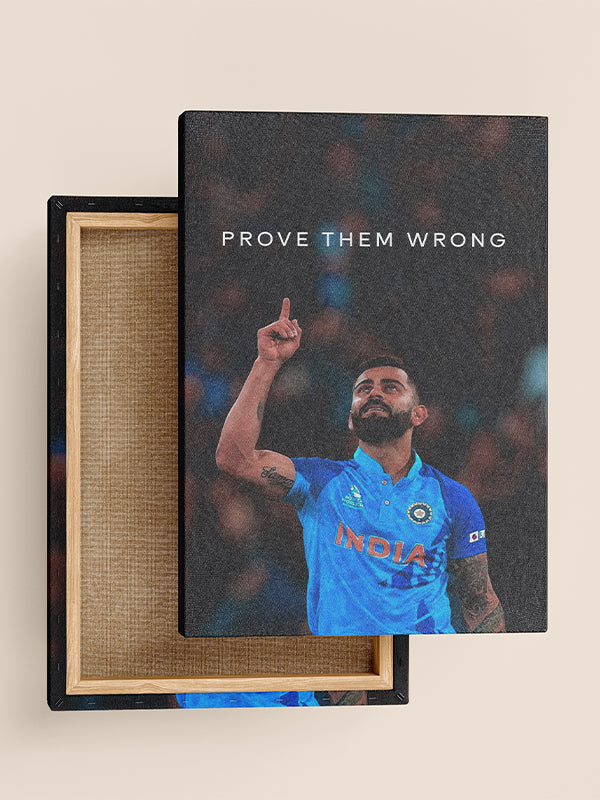 Prove Them Wrong – Inspirational Sports Motivational Wall Art for Athletes & Fans