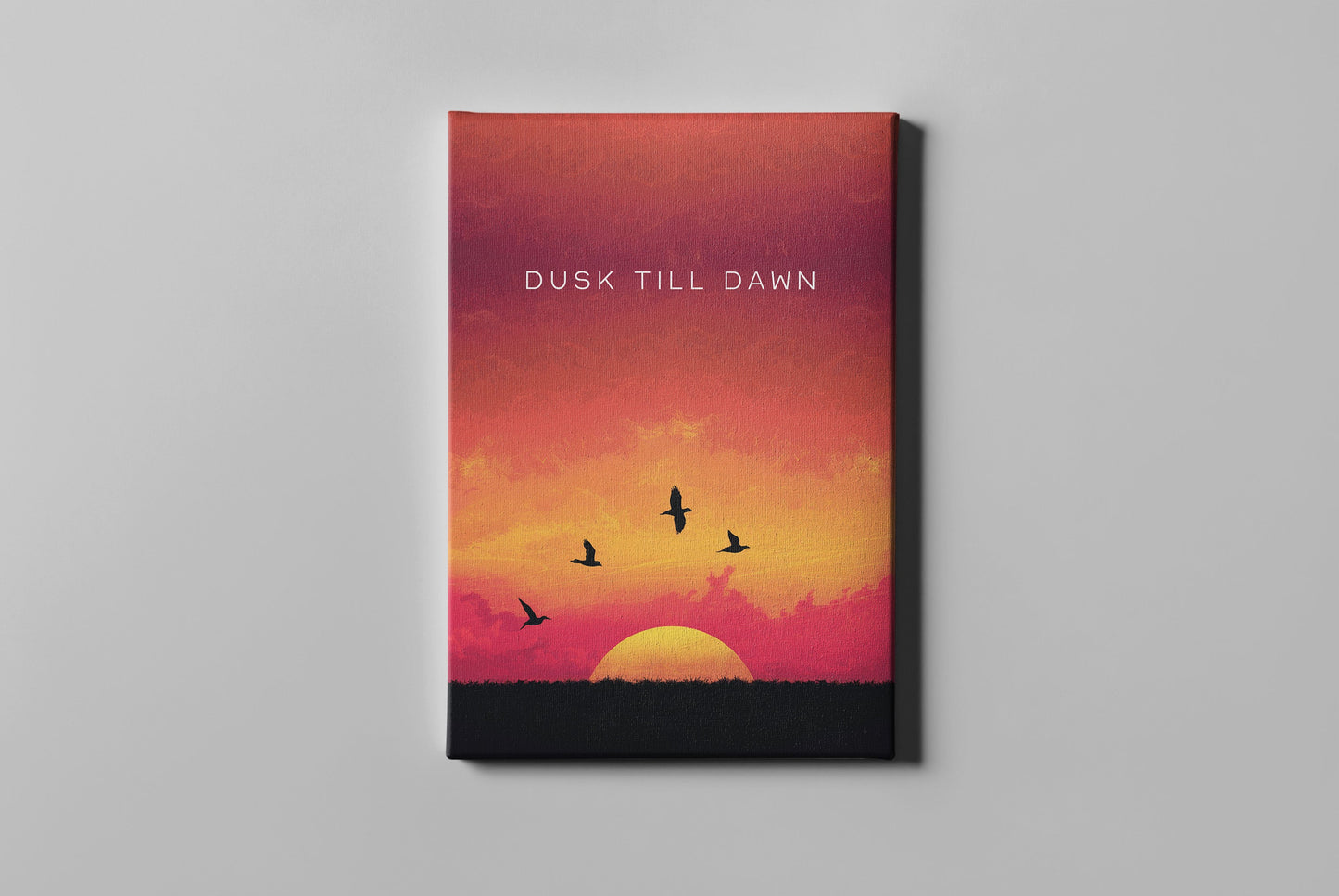 Dusk Till Dawn β Inspirational Motivational Wall Art for Hustlers & Dreamers