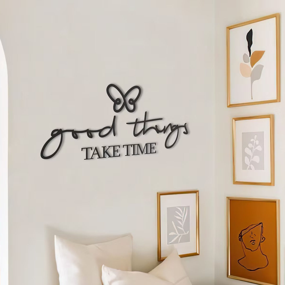 Timeless Wisdom Good Things Take Time Sign Wood Wall Decor