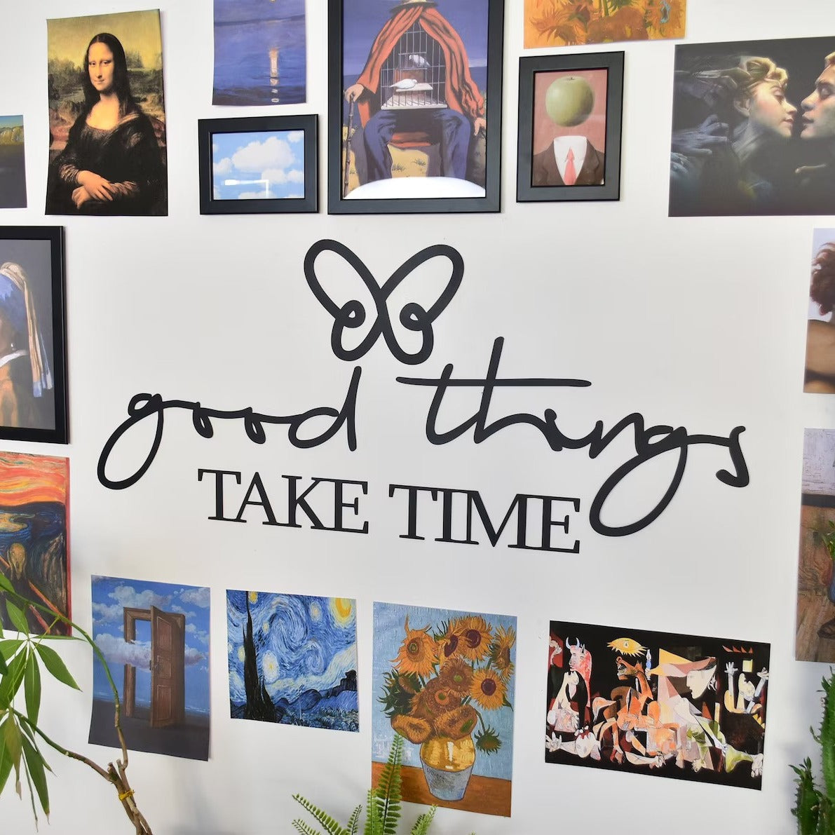 Timeless Wisdom Good Things Take Time Sign Wood Wall Decor