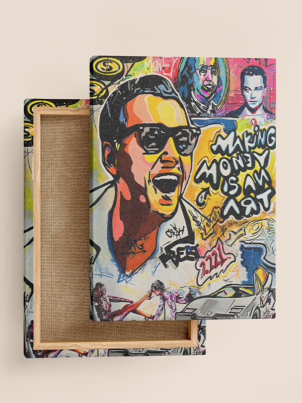 Making Money Is an Art โ Bold Wall Art Inspired by Wall Street Hustle