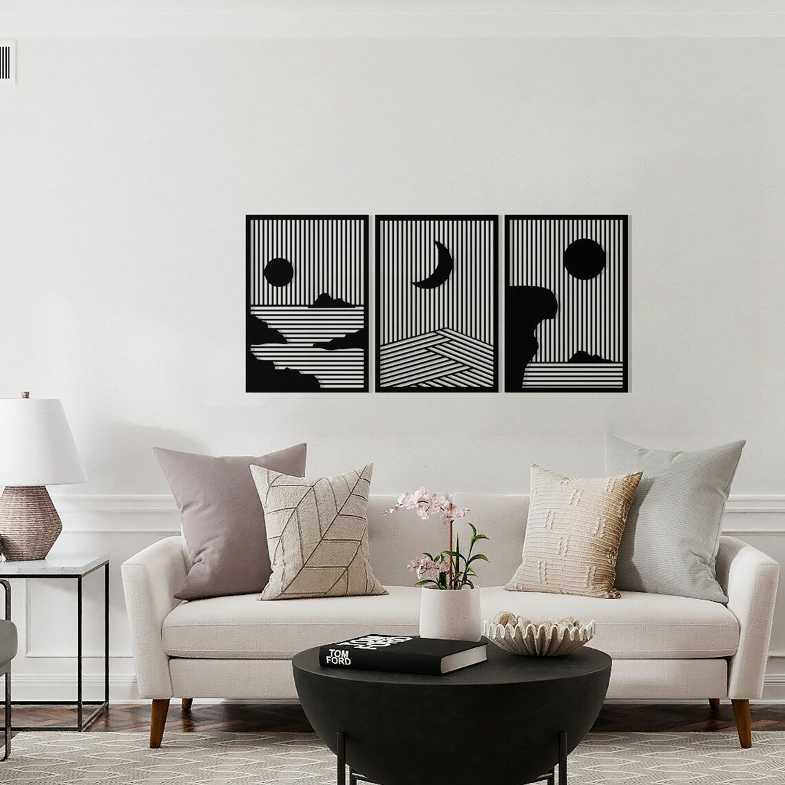 Nature Housewarming Set Of 3 Piece Wood Wall Decor