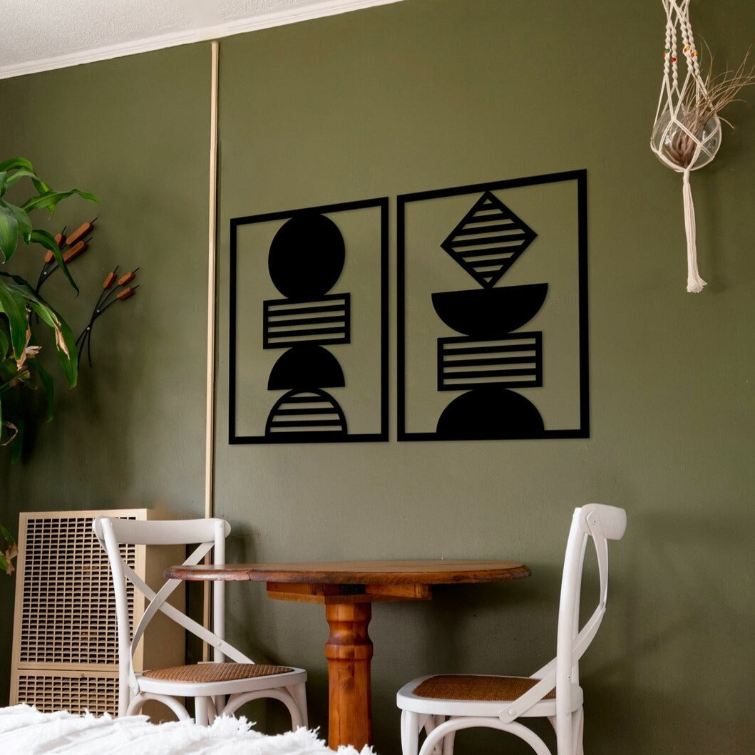 Retro Revival Mid Century Modern Wood Wall Decor