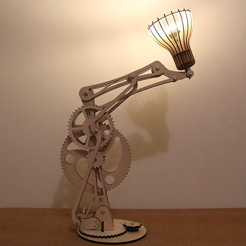 Wooden Whisper: Subtle Elegance Table Lamp