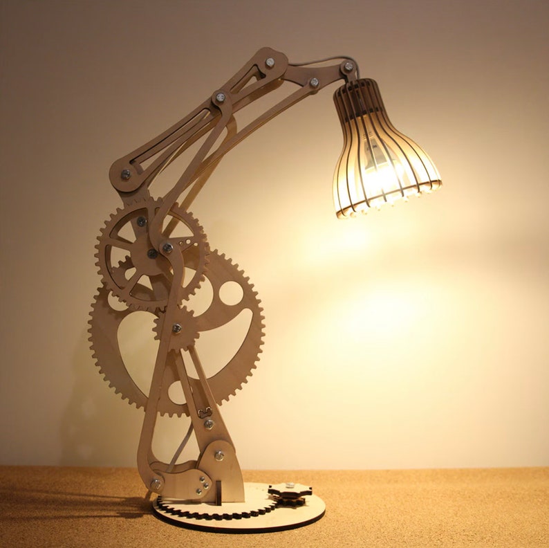 Wooden Whisper: Subtle Elegance Table Lamp
