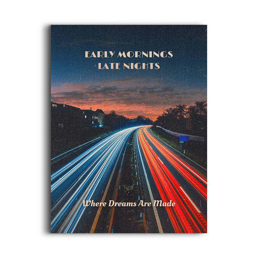 Where Dreams Are Made – Inspirational Wall Art for Bedroom, Office & Creative Spaces