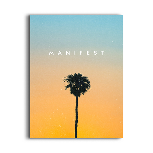 Manifest – Inspirational Wall Art for Positive Mindset & Daily Motivation