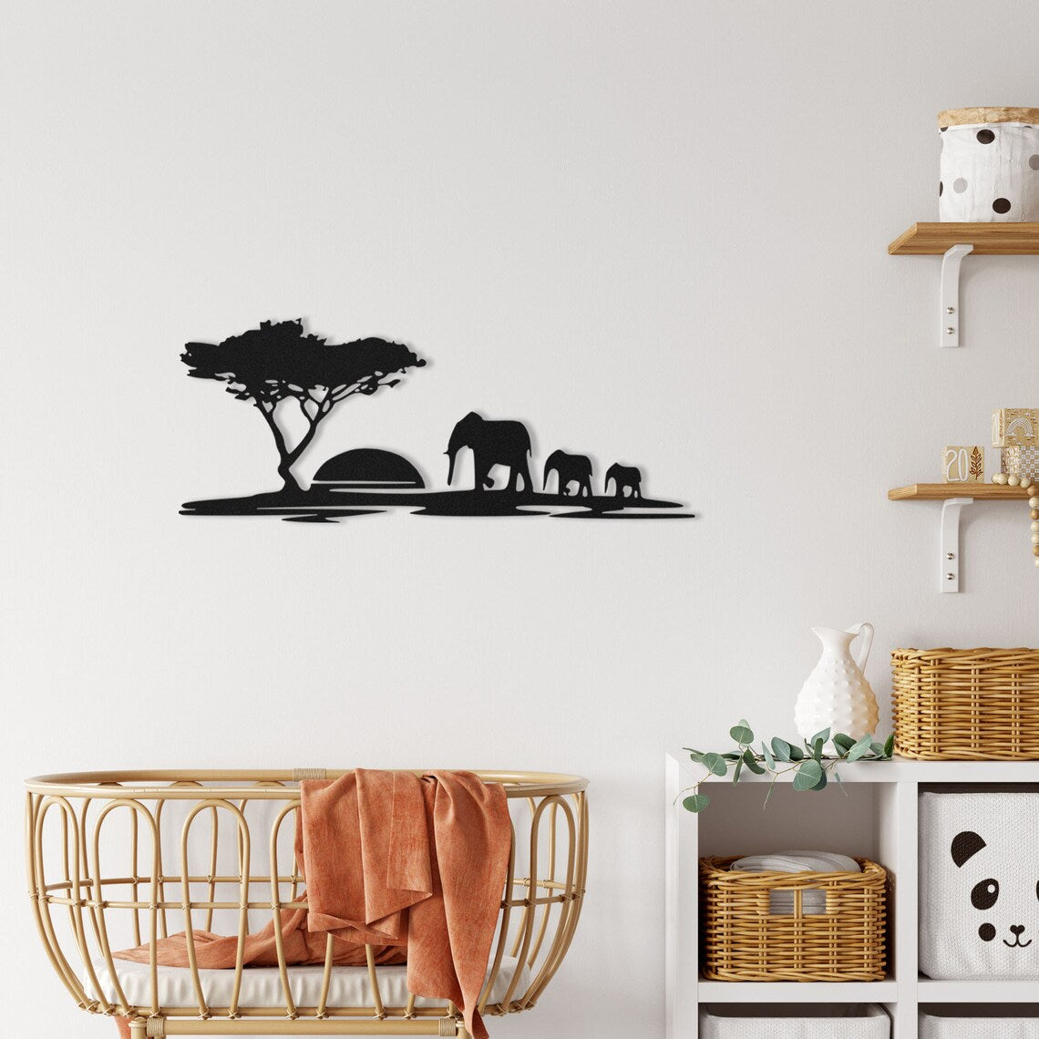 Africa Sculpture Wood Wall Decor