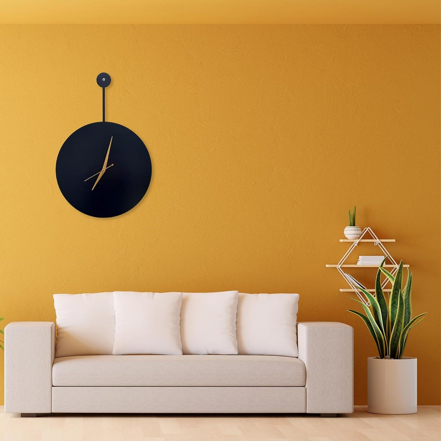 Designer Stylish Wooden Wall Clock