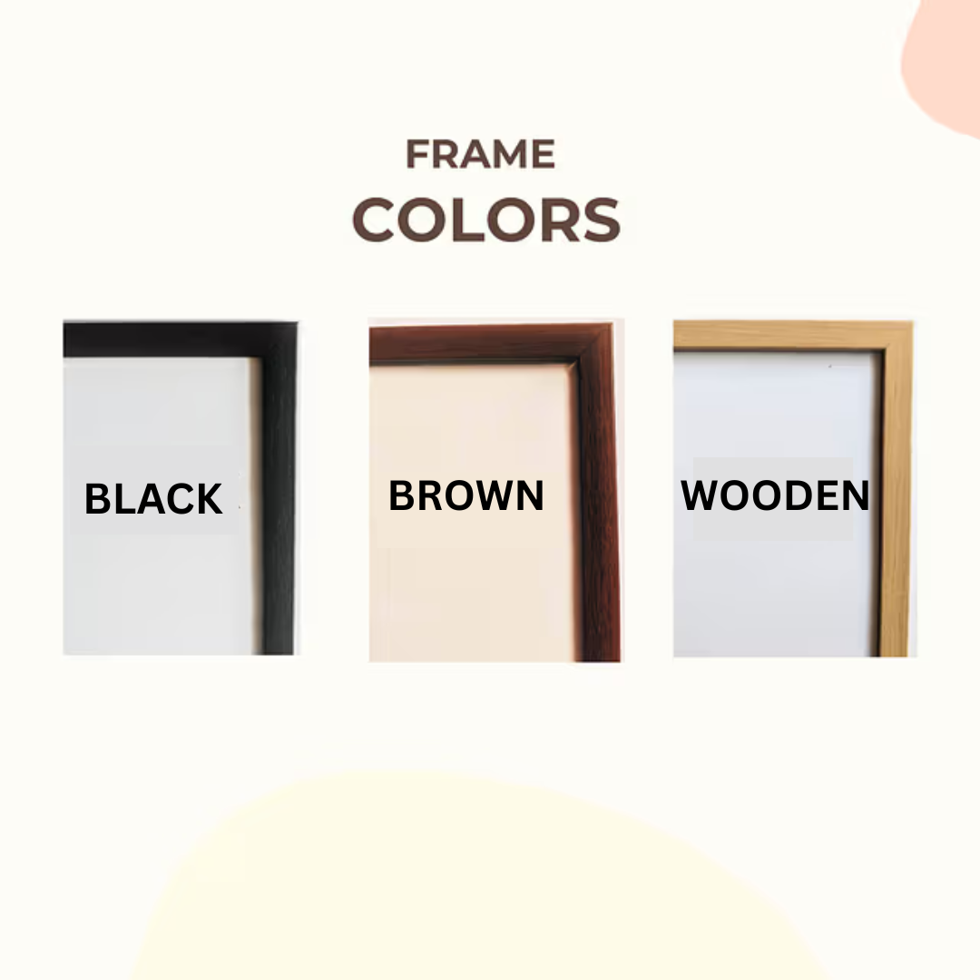 “Less is More” Minimalist Wall Art – A3 Size Modern Quote Frame
