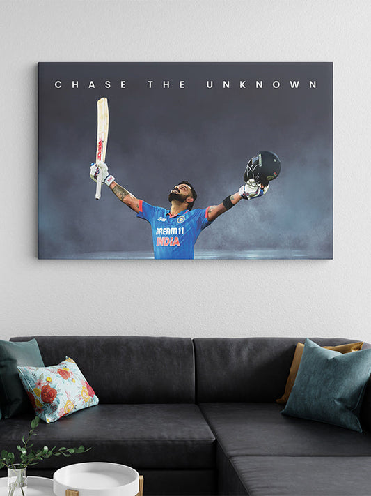 Virat Kohli - Chase the Unknown – Inspirational Sports Wall Art for Athletes & Dreamers