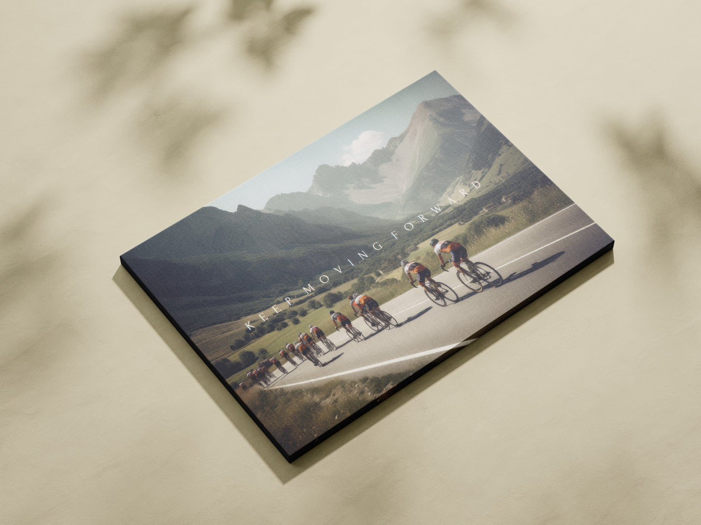 Keep Moving Forward – Inspirational Motivational Wall Art for Office & Living Room