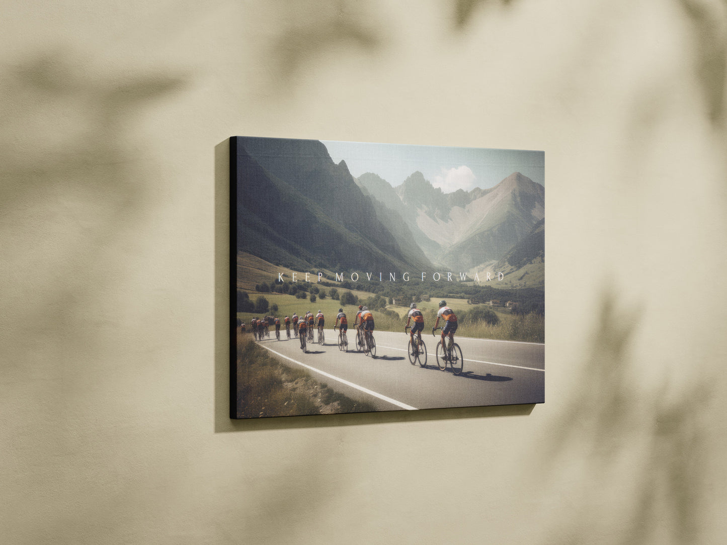 Keep Moving Forward – Inspirational Motivational Wall Art for Office & Living Room
