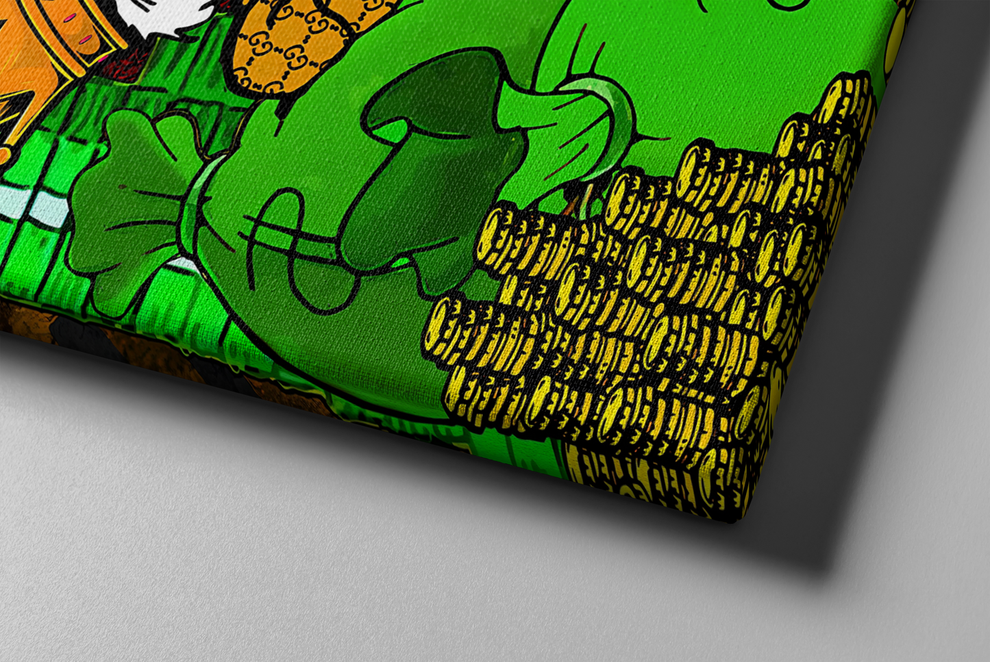 Money Never Sleeps – Playful Duck Pop Art Wall Decor