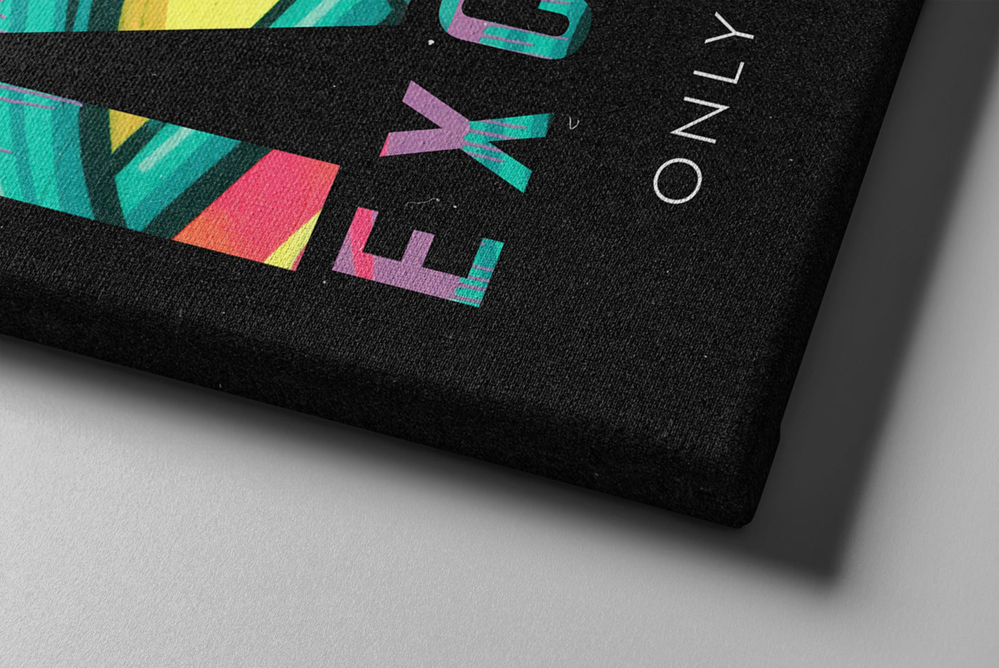 Only Result – No Excuses Motivational Wall Art for Office & Gym