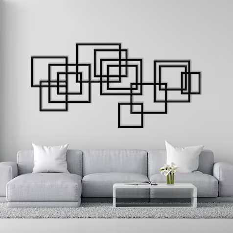 Modern Decorating Pattern Wood Wall Decor