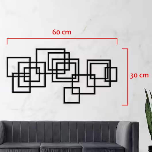 Modern Decorating Pattern Wood Wall Decor