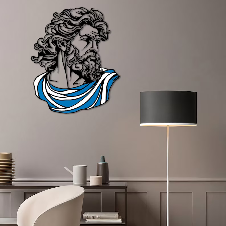 Bust of Greek Goddess Decorative Wall Decor