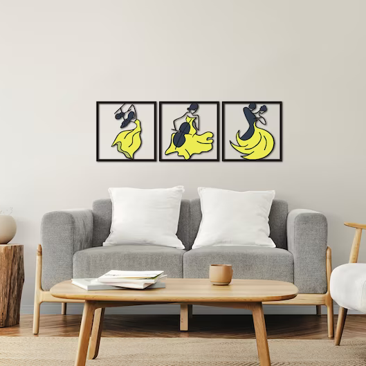 Ballroom Dance Wood Wall Decor