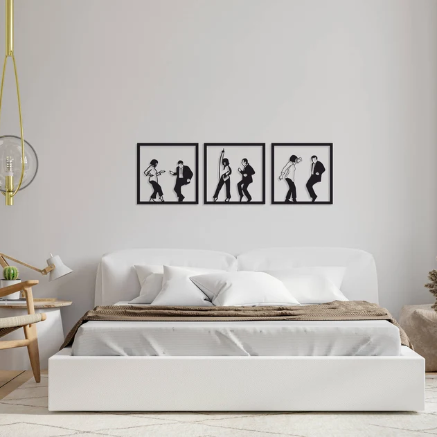 Pulp Fiction Dancing Wood Wall Decor