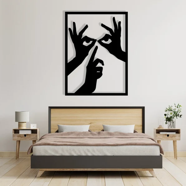 Large Hands Design Wood Wall Decor