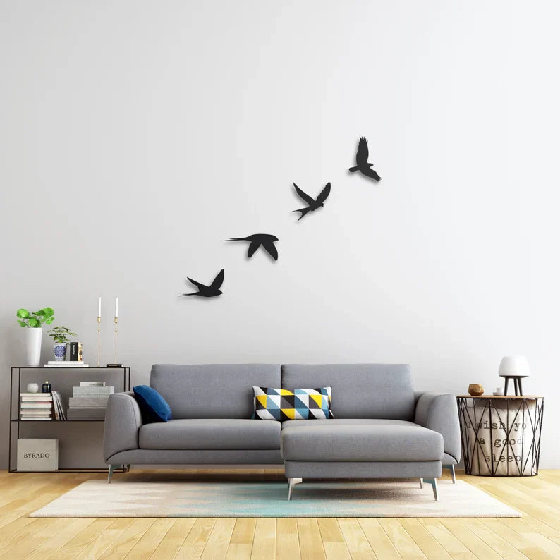 Birds Wooden Wall Decor