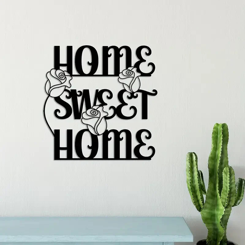 Home Sweet Home Sign Wood Wall Decor