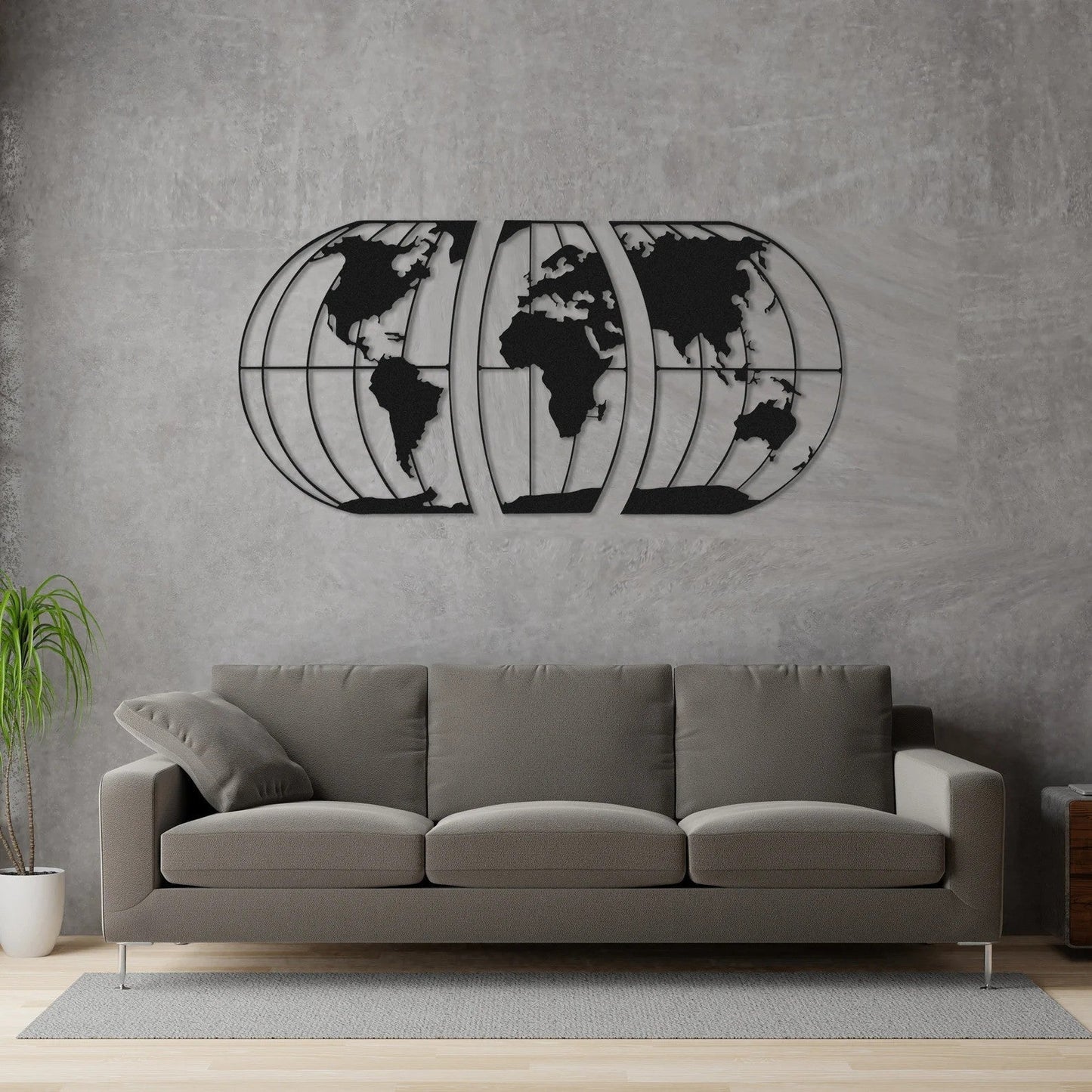 Global Impressions World Map Wood Wall Decor