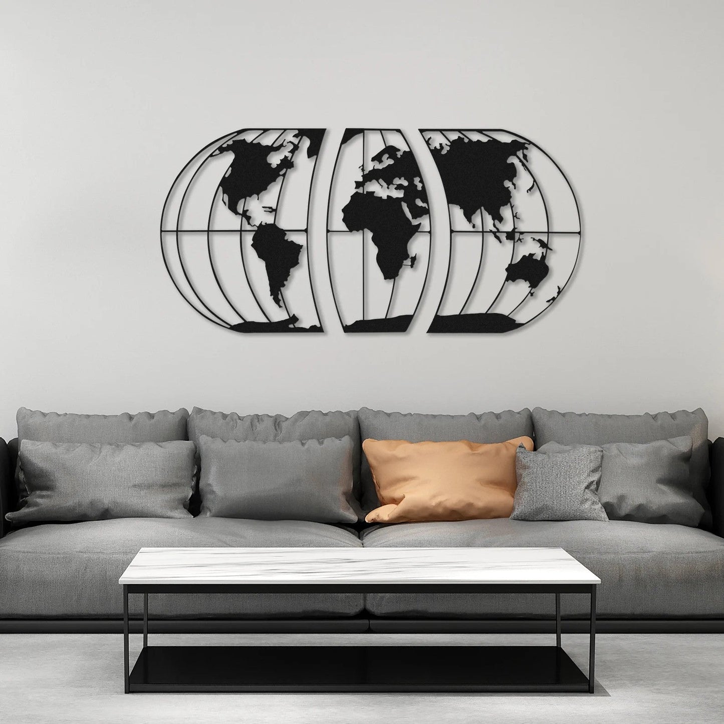 Global Impressions World Map Wood Wall Decor