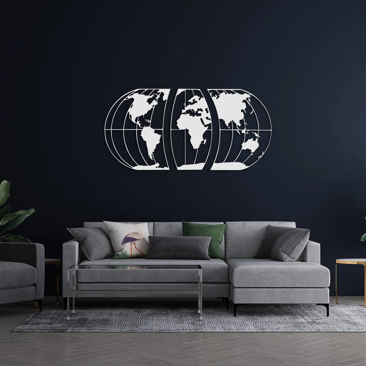 Global Impressions World Map Wood Wall Decor