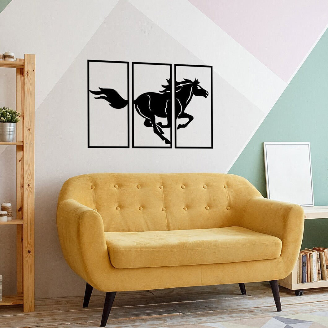 Equestrian Elegance Horse Wood Wall Decor