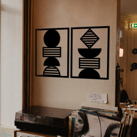 Retro Revival Mid Century Modern Wood Wall Decor