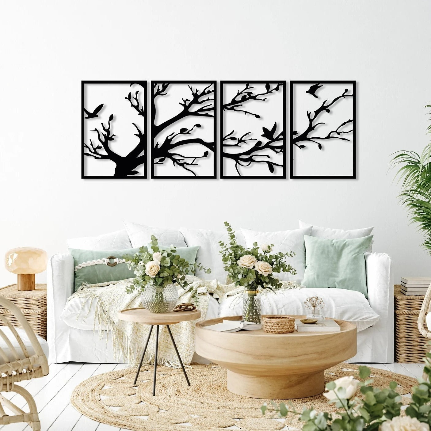 Woodland Symphony Tree Wood Wall Decor