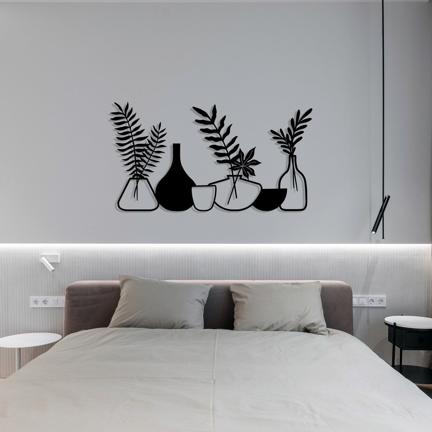 Leafy Elegance Minimalist Wood Wall Decor